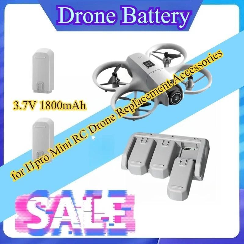 3.7V 1800mAh Battery arger for I1pro Mini RC Drone Replacement Accessories