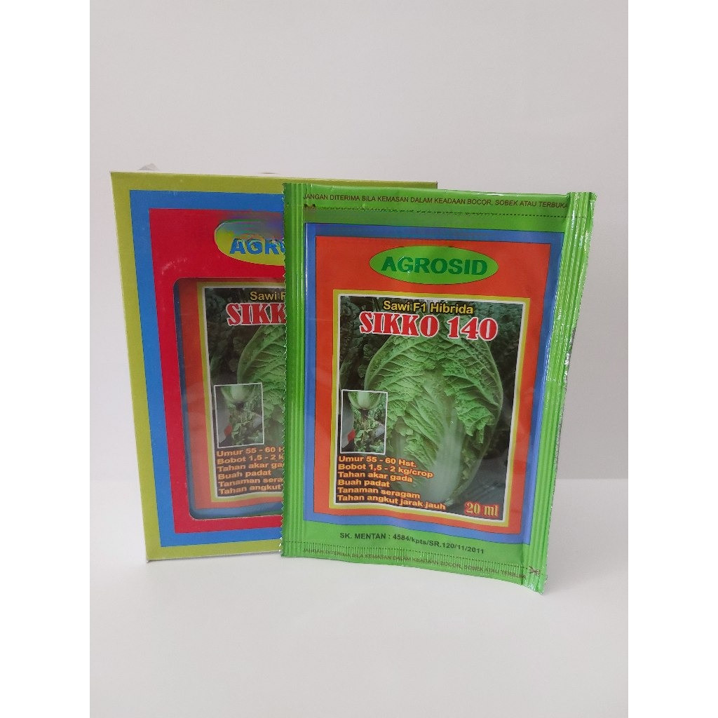 [TERLARIS] benih sawi putih / pecay F1 SIKKO 140 AGROSID