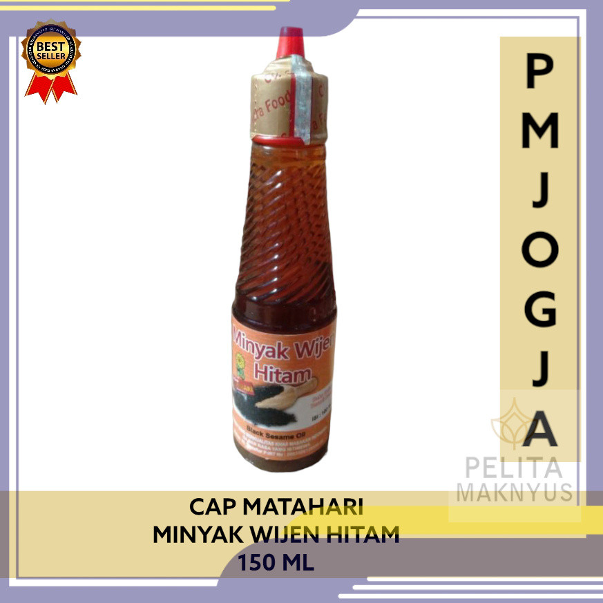 MInyak Wijen Hitam Cap Matahari Halal BPOM 100ml