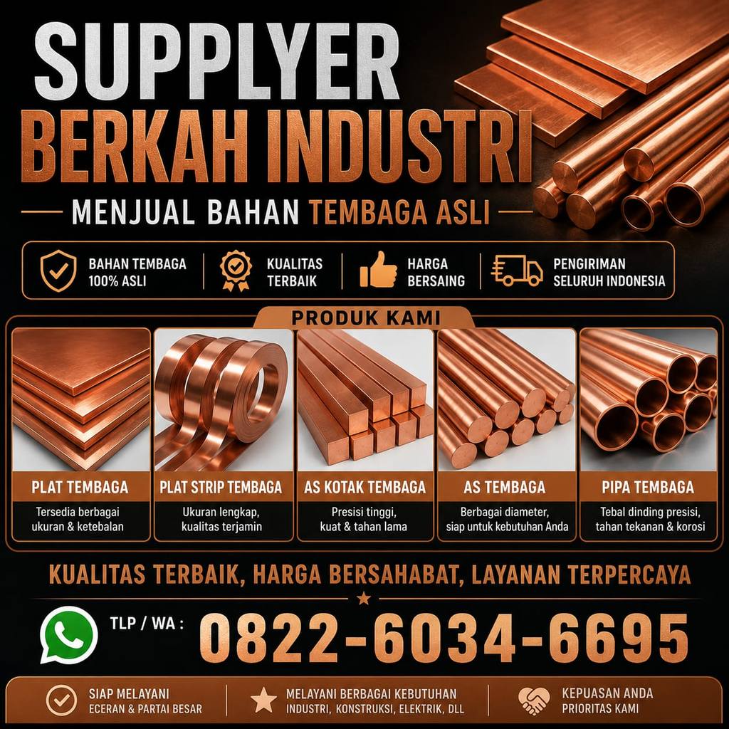 Tembaga Bulat As Tembaga 49.5mm x 400mm