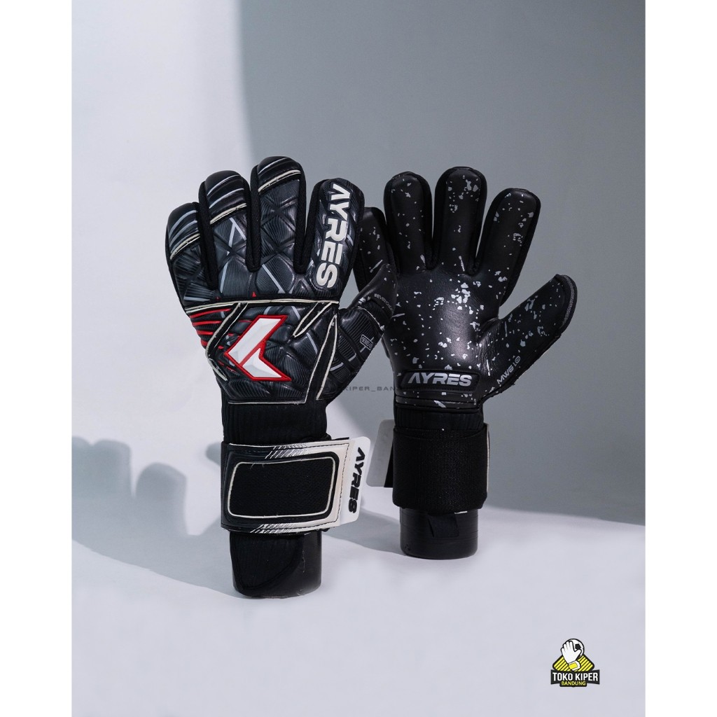 Sarung Tangan Kiper - AYRES SERIES-02 BLACK