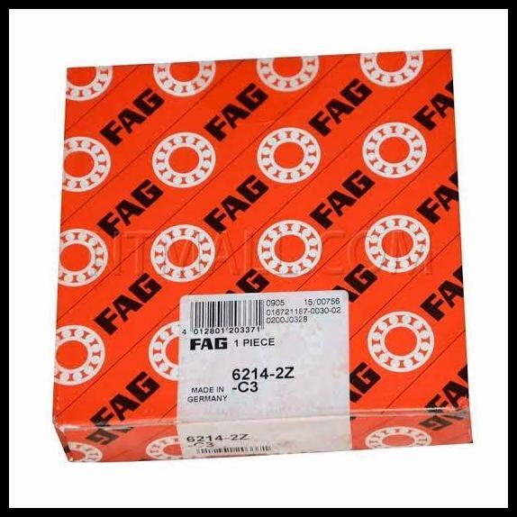 DISKON BEARING 6214 ZZ / 6214 ZZ C3 F A G ORIGINAL 