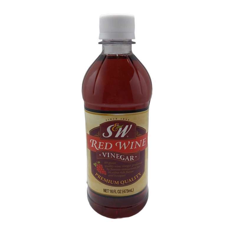 S&W RED WINE VINEGAR 16OZ BTL