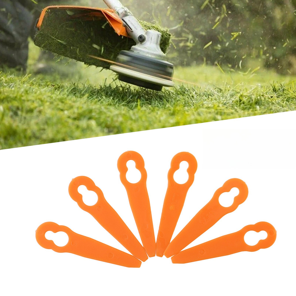 100PCS Plastic Replacement Blades Compatible With For-STIHL FSA-45 Cordless Grass Trimmer Mowing Hea