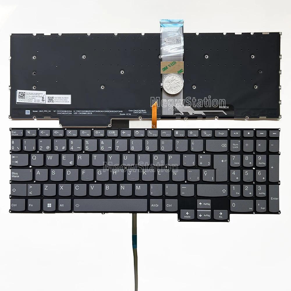 USRuSpFr Backlit Keyboard For  Lenovo Ideapad Pro 5 16APH8 83AR,16IRH8 83AQ,16ARP8 83AS,16IMH9 83D4,