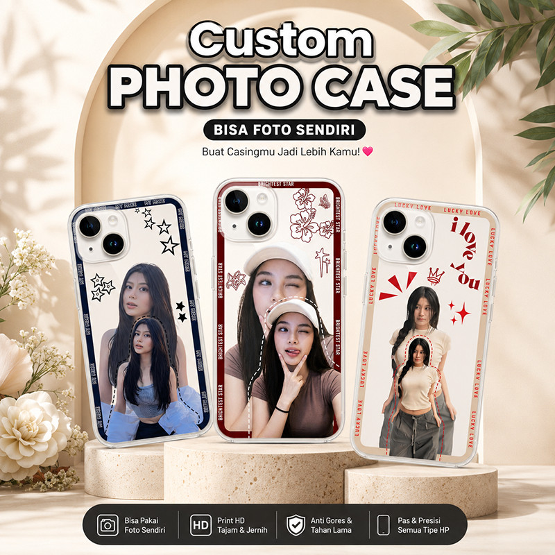 Custom Photo Casing HP - Case Custom Foto Sendiri Untuk TECNO CAMON 50 - CAMON 50 PRO - CAMON 40 - C