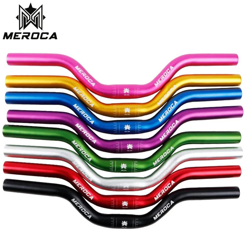 Foto Meroca Handlebar Stang clamp 25.4 x 400 high rise 50 mm sepeda anak Pushbike Balance bike Alloy
