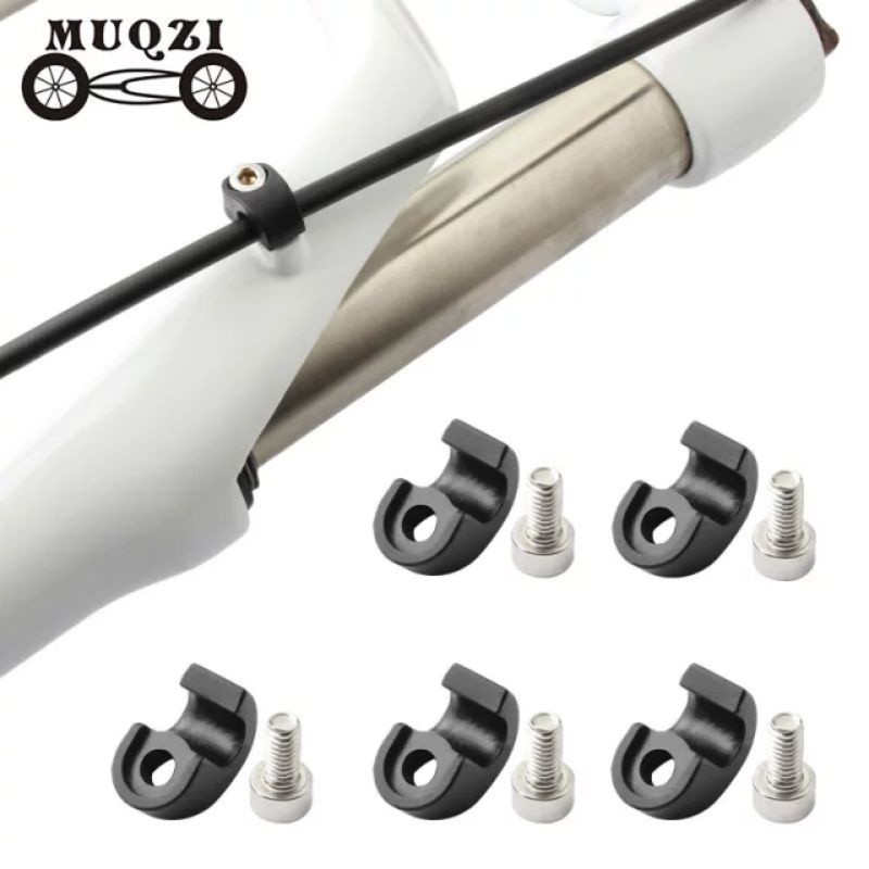 Foto Muqzi Clamp penjepit untuk merapikan kabel fork shifter rem brake cable sepeda