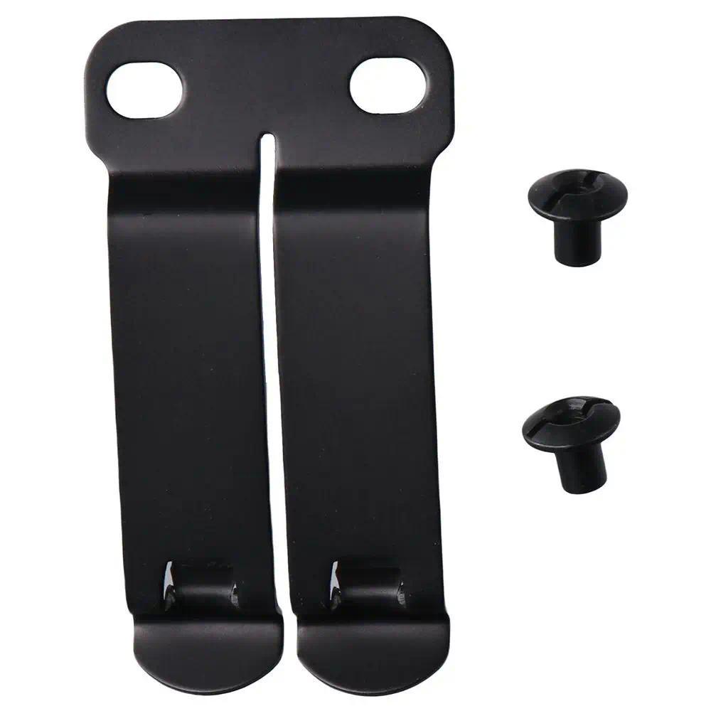 Metal Belt Clip Black Attachment Clip Monoblock Clip with Screws Practical Sheath Clamp High Quality