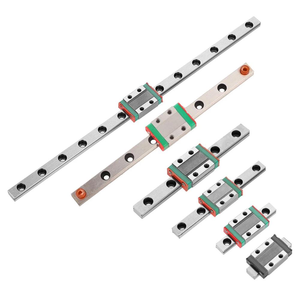 LML9B Miniature Linear Rail  Rail 9mm Width Slide Block Linear  Rail Linear Rail Carriage Linear Mot