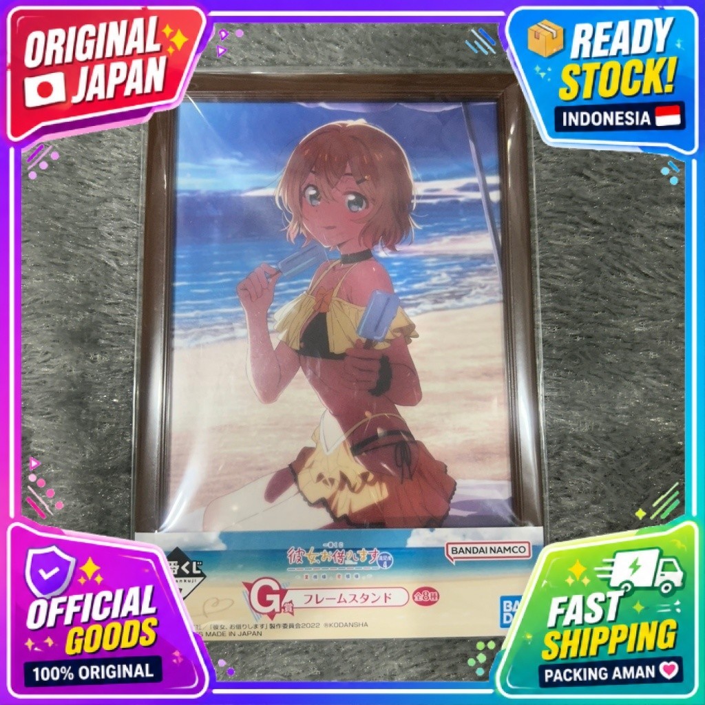 [OFFICIAL MERCHANDISE] Frame Stand: Rent-A-Girlfriend Satisfaction Level 4 Summer Scenery/Love Scene
