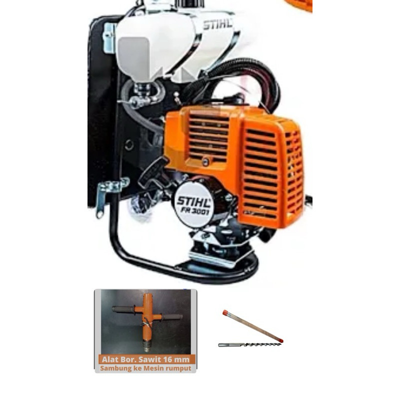 MESIN BOR SAWIT STIHL BOR KAYU KOMPLIT STIHL FR3001 MESIN BOR SAWIT GENDONG STIHL MURAH