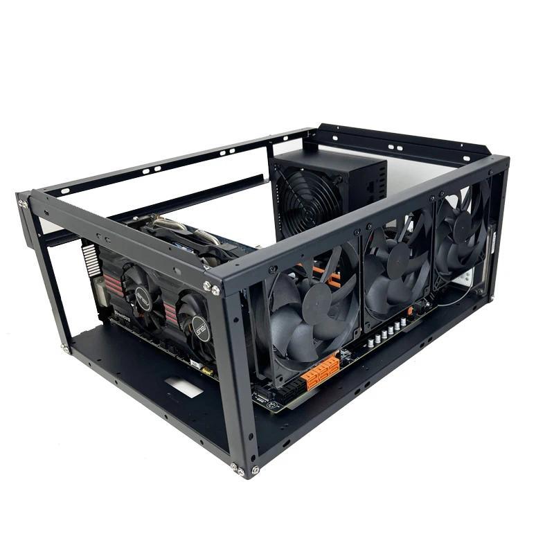 DIY Computer Case PC Frame Stackable Rack Open Air Case Supports ATX ITX Micro-ATX E-ATX X79 X99 Mot