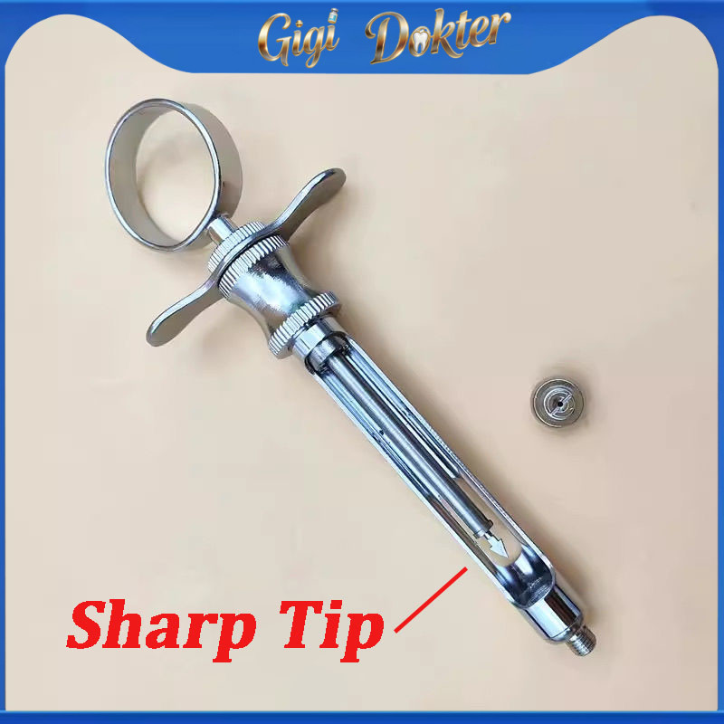 Dental Citoject Manual Aspirating Syringe / Suntikan Aspirasi Manual Citoject Alat Kedokteran Gigi S