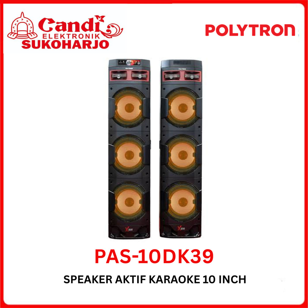POLYTRON Speaker Aktif Bluetooth Karaoke XBR PAS 10DK39