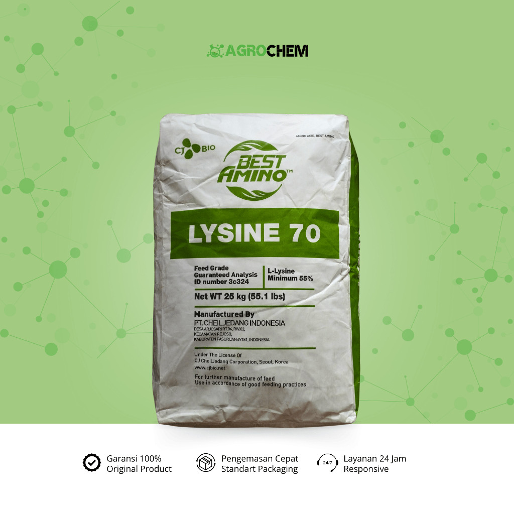 L-LYSINE SULPHATE 70% 25kg Asam Amino Acid Protein Hewan & Tanaman    BERKUALITAS