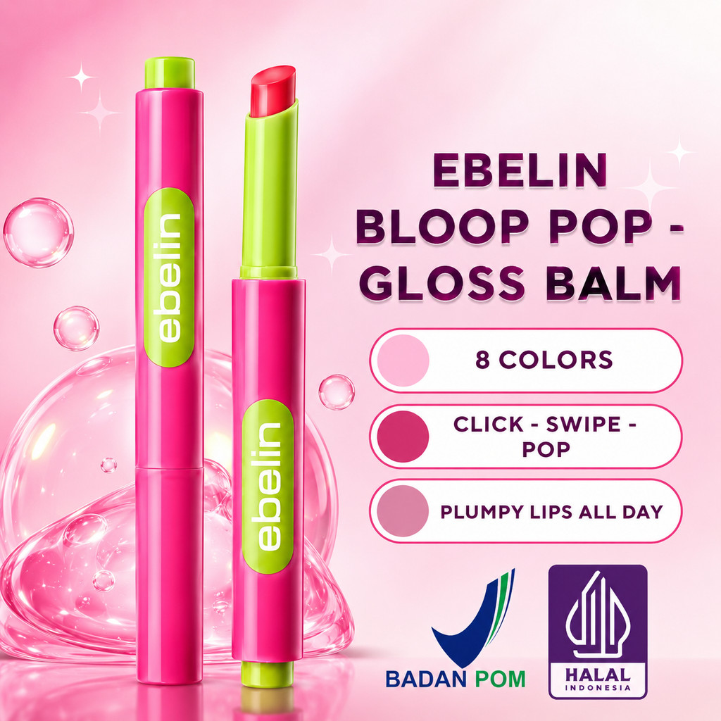 Ebelin Bloop Pop Gloss Balm 2g