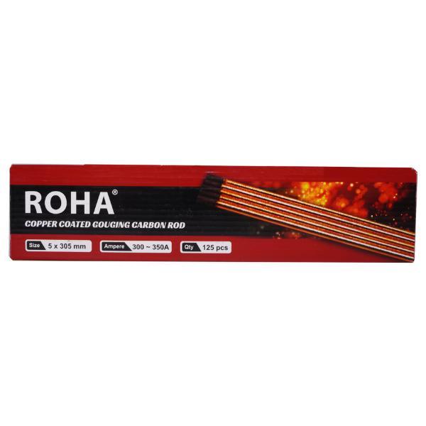 ROHA CARBON GOUGING ROD || Copper Coated Gouging Carbon Electrodes (Kawat Gouging) - 4.0mm = 200pcs