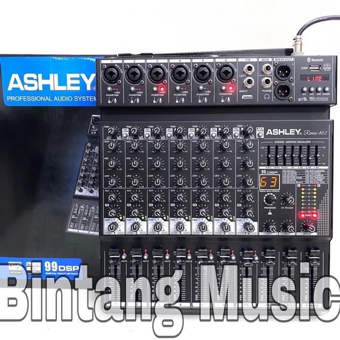 Mixer Ashley Remix802 Original 8 channel ashley remix 802 - Remix 802, Tipe