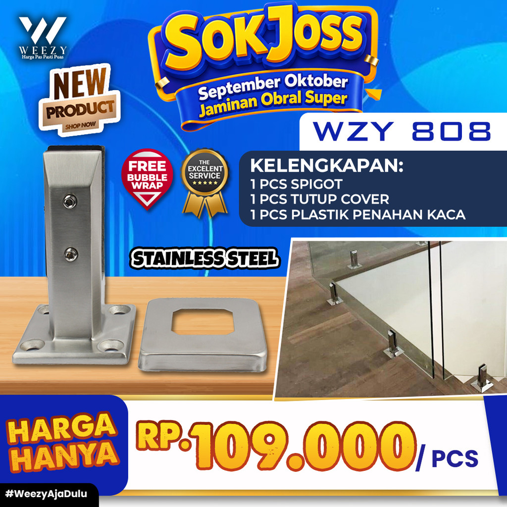 NEW SPIGOT TERMURAH - SPIGOT KACA Weezy 808
