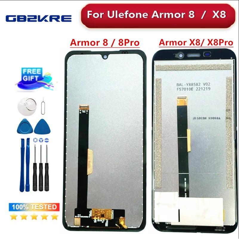 Original For Ulefone Armor X8 Armor8 LCD splay + Tou Screen gitizer Assembly Armor 8 Pro Accessories