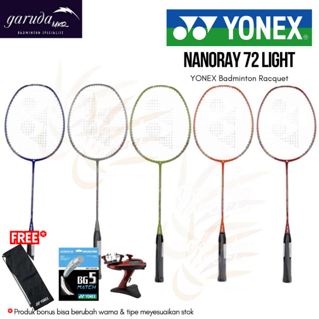ReadyRaket Badminton Yonex Nanoray 72 Light / Raket Yonex Nanoray 72 Light / Yonex Nanoray72Light