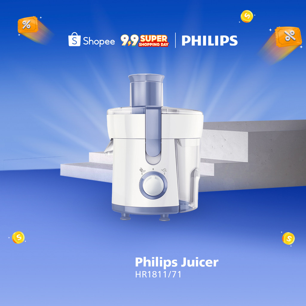 Philips Juicer HR1811/71 Juicer Philips Blender Juicer 0.5 L