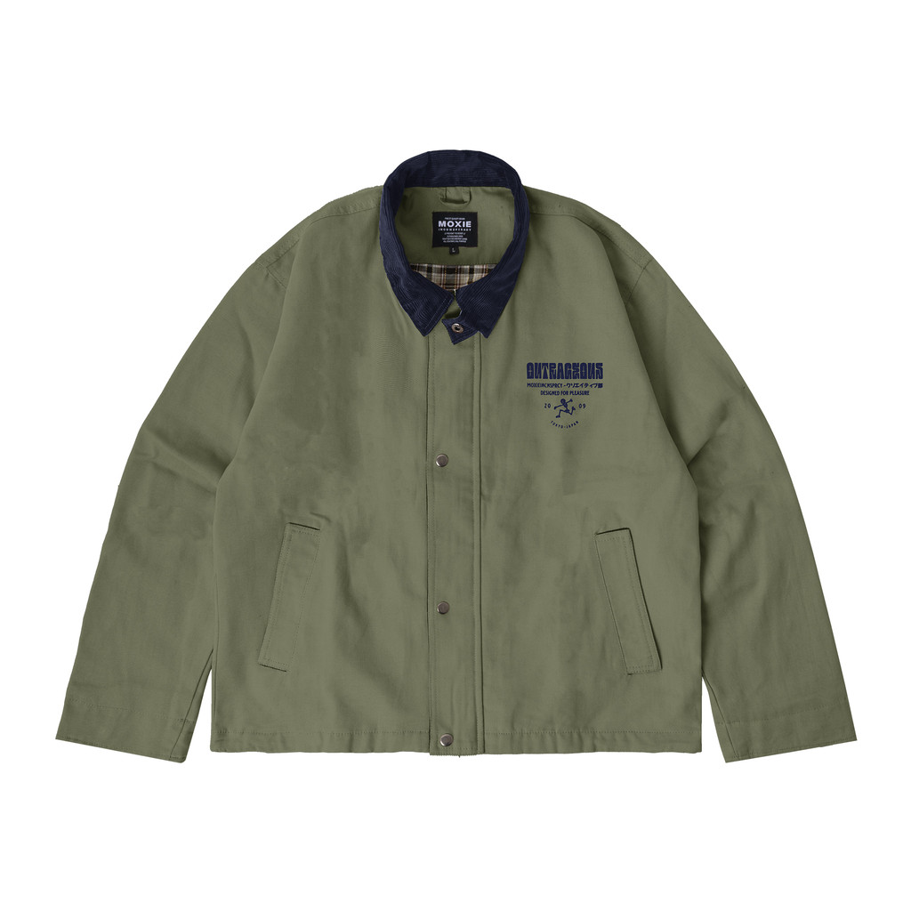 Moxie Jethro Barn Jacket Canvas Marsoto - Olive
