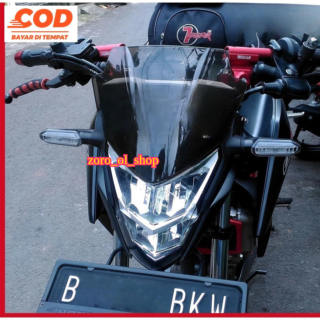 [VISOR + BAUT ] Visor New Cb150R Nemo Visor Ncb150R Windshield New Cb150 R Visor Cb 150 R + Baut