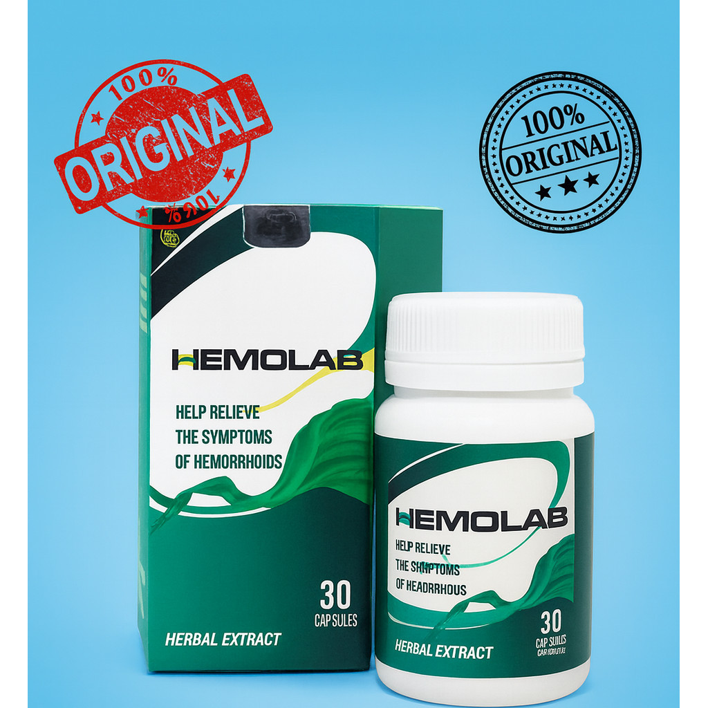 ASLI Hemolab Original Obat Untuk Meringankan Wasir Ambeien Obat Herbal Asli Manjur BPOM