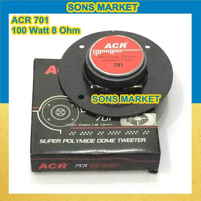 TWEETER SPEAKER ACR 701 100 Watt 8 Ohm Twitter ACR 701 acr701 - 1 Pcs