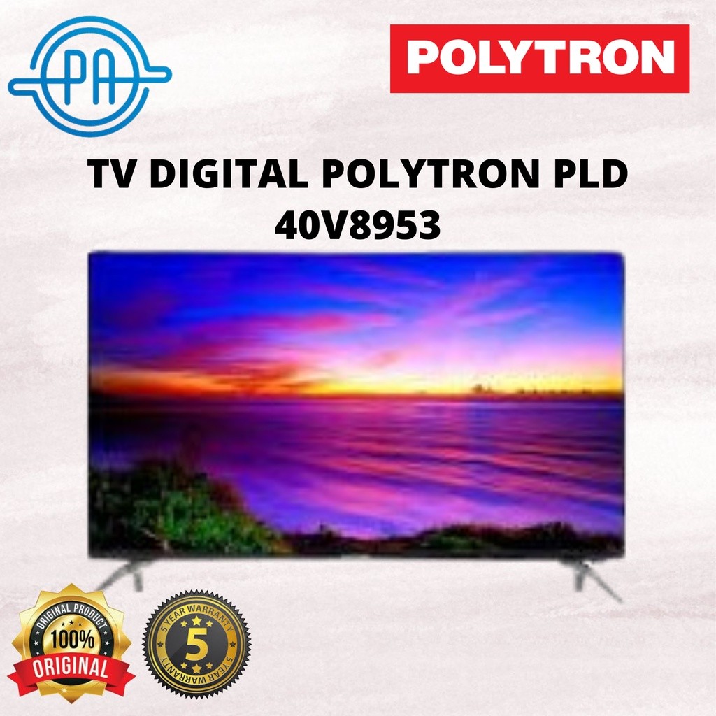 MS LED 40 INCH SMART TV POLYTRON PLD-40CV8969 / PLD40CV8969 40CV8969