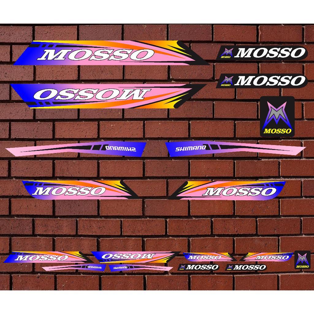 STICKER SEPEDA MOSSO VARIASI BMX SELI MTB