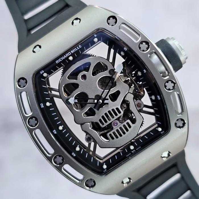 anitajayaabadi Jam tangan Automatic Swiss Tourbillon RM 052 Skull Titanium fullset