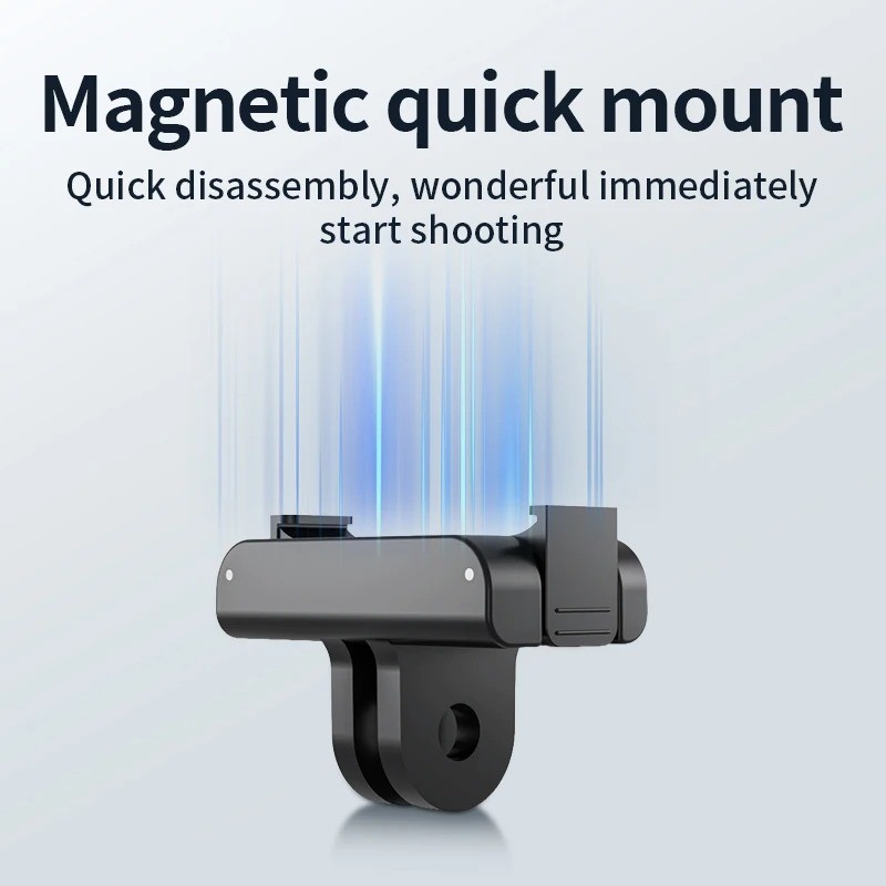 BEST SELLER~ Aksesoris Photograper = Magnetic Mount DJI Osmo Action 2 3 4 5 Pro Mounting Quick Relea
