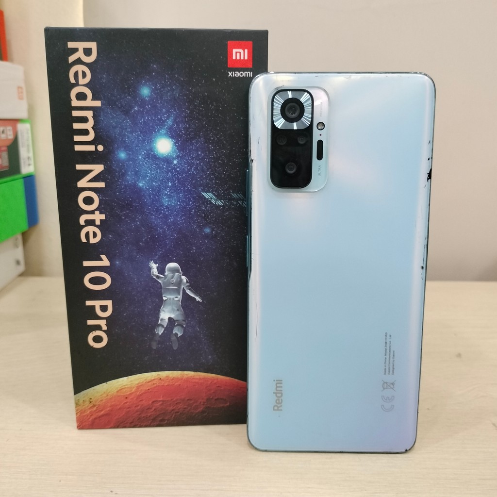 Handphone Xiaomi Redmi Note 10 Pro Ram 6/64GB (Cek Deskripsi Minus 1538) 621768