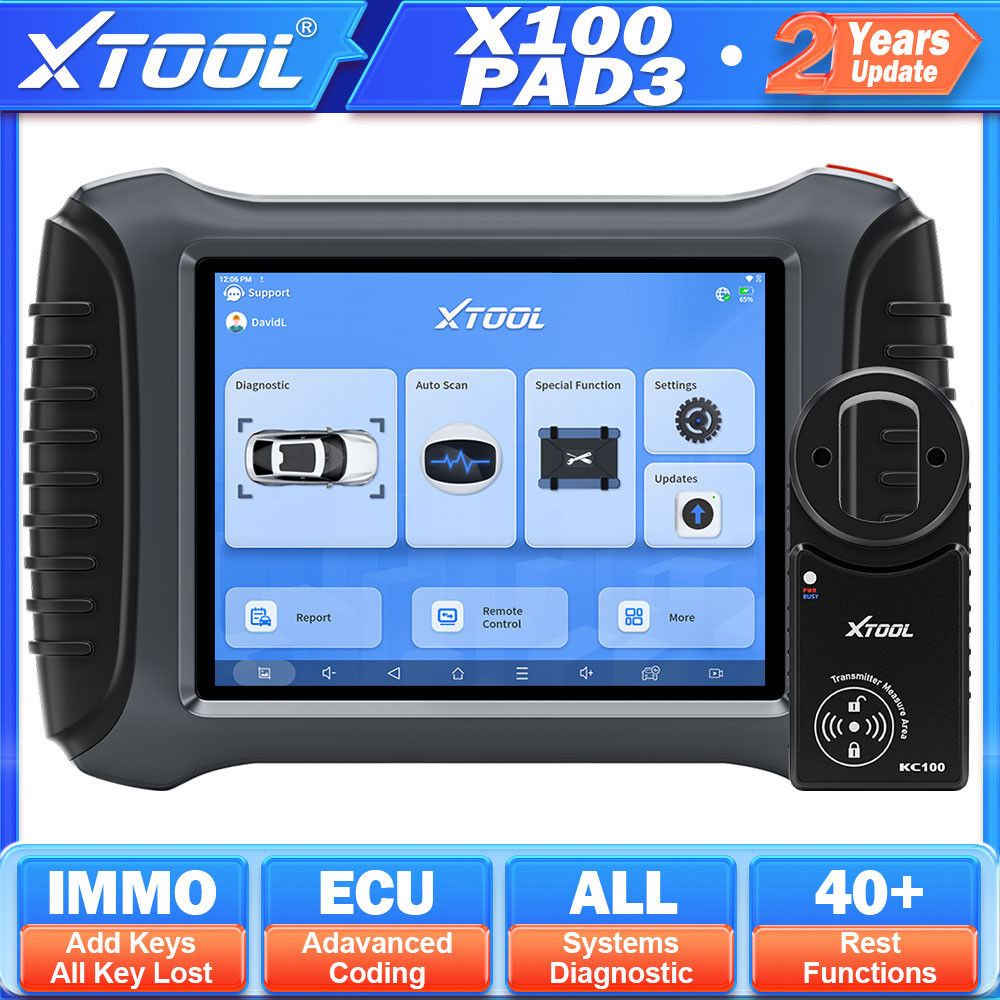 2025 XTOOL X100 PAD3 V2.0 IMMO Key Programming All Key Lost Tools Key Fob Programming All Systems ag
