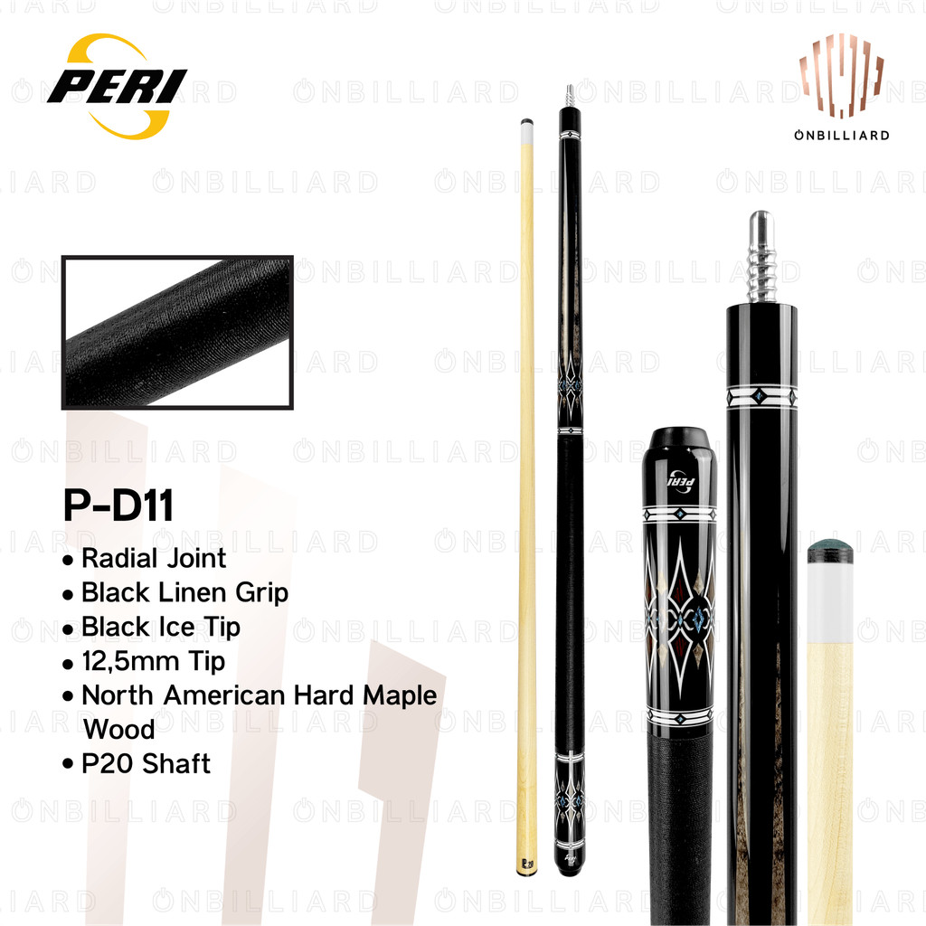 Big Sale Peri Pd Baron Series Stick Billiard Low Deflection P-D04 P-D05 P-D06 P-D07 P-D08 P-D09