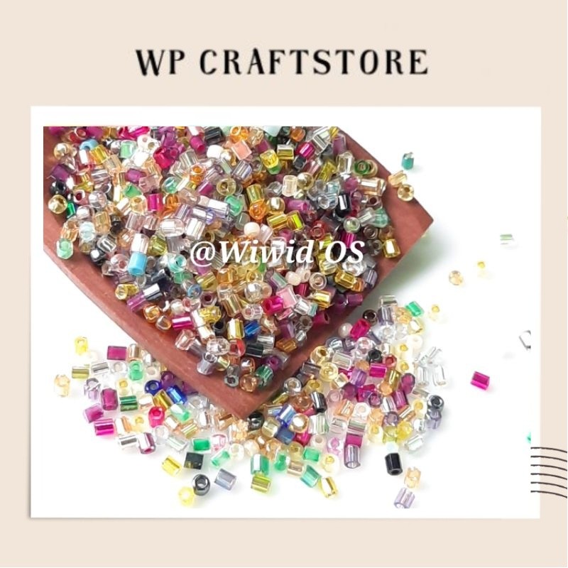 [WPC] MIX (10 gram) MANIK PASIR TWOCUT DAN PASIRAN 11 oz MGB BRAND WP CRAFT STORE