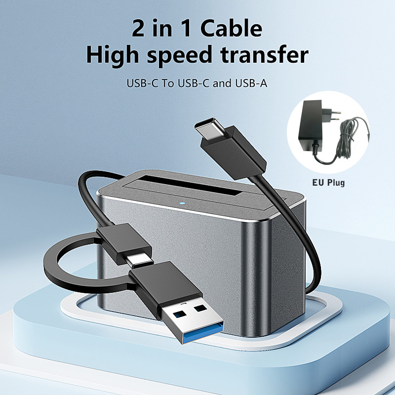 2.5/3.5 Inch SAS/SATA Hard Disk External Case Sata to USB 3.0 Hdd Docking Station Hdd Caddy Sata Hdd