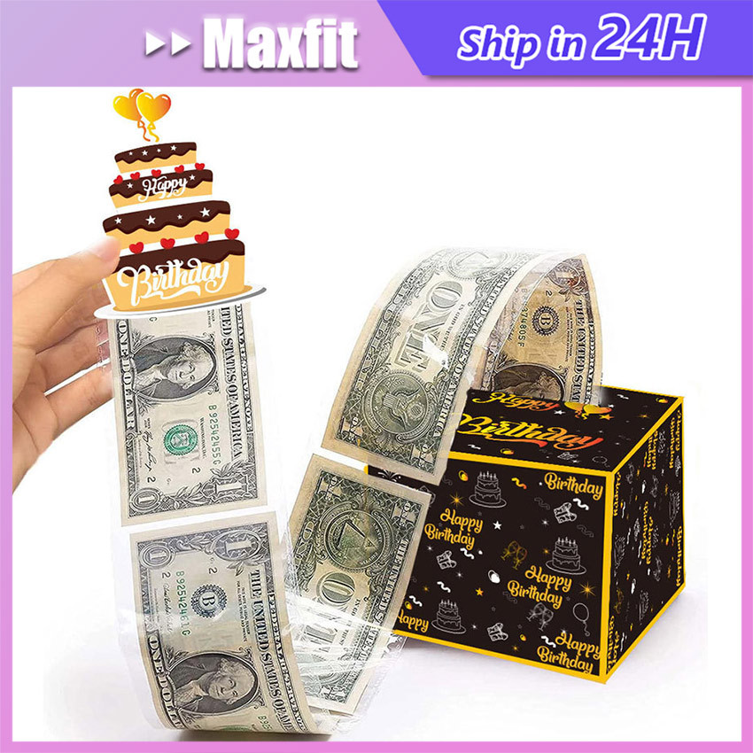 Surprise Money Box – Kado Uang Unik / Kotak Kejutan Ulang Tahun Kotak Hadiah Tarik Uang / Kado Surpr