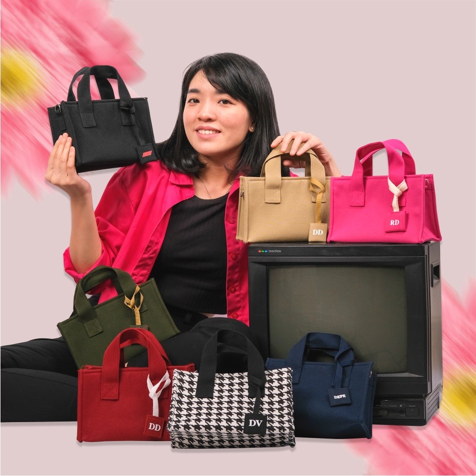 SUNIMPERIOR Mi-rae Korean Canvas Bag FREE CUSTOM INISIAL/GAMBAR/LOGO // MEINHART // tas kanvas mini 