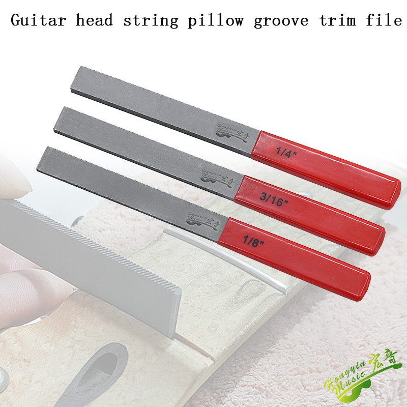 Guitar pillow grinding file block string pillow slotted file Square saw file block making repair too