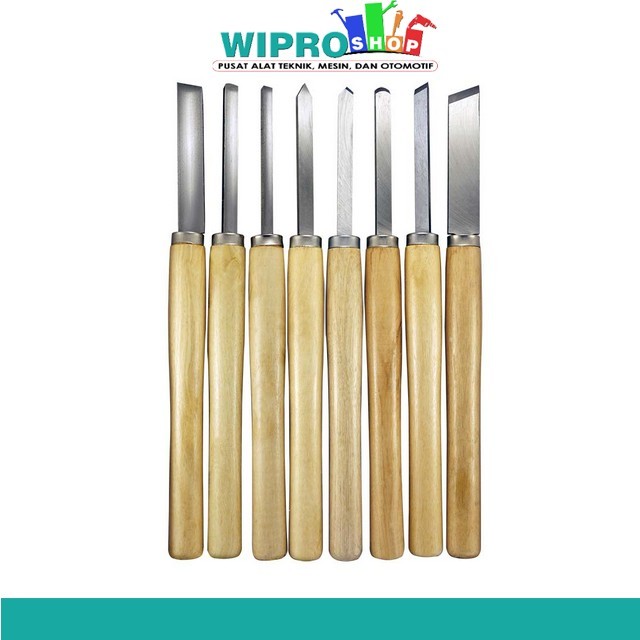 Wipro Mata Bubut Kayu Set 8 Pcs TTS-32
