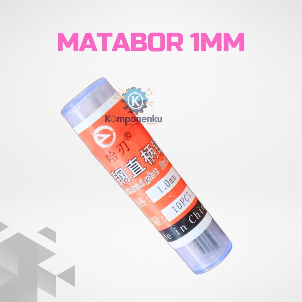 Matabor 1mm | Mata Bor Kecil untuk PCB & Kerajinan Elektronik