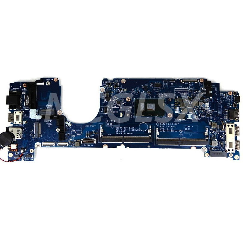 LA-E132P Notebook Mainboard For DELL Latitude 7480 E7480 ELaptop Motherboard With i5-6th 7th Gen CPU