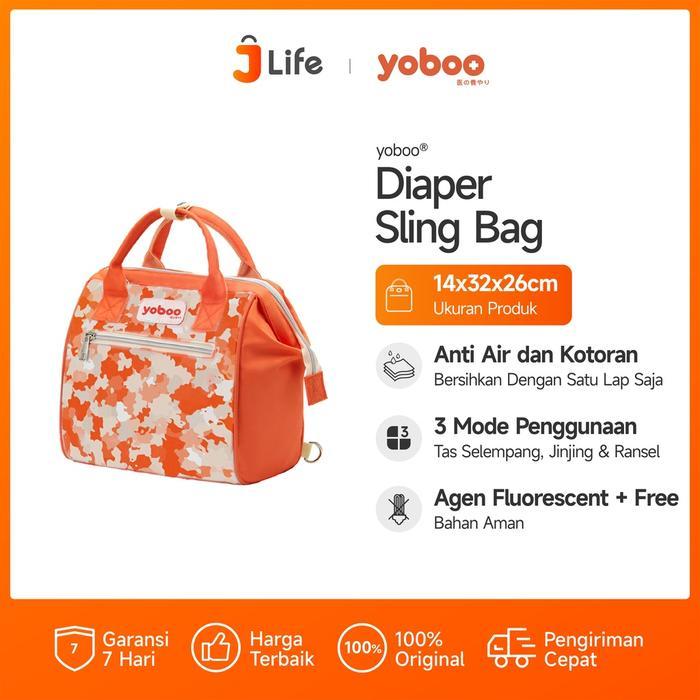 Jlife - Yoboo Tas Bayi Diaper Sling Bag Waterproof Tas Selempang