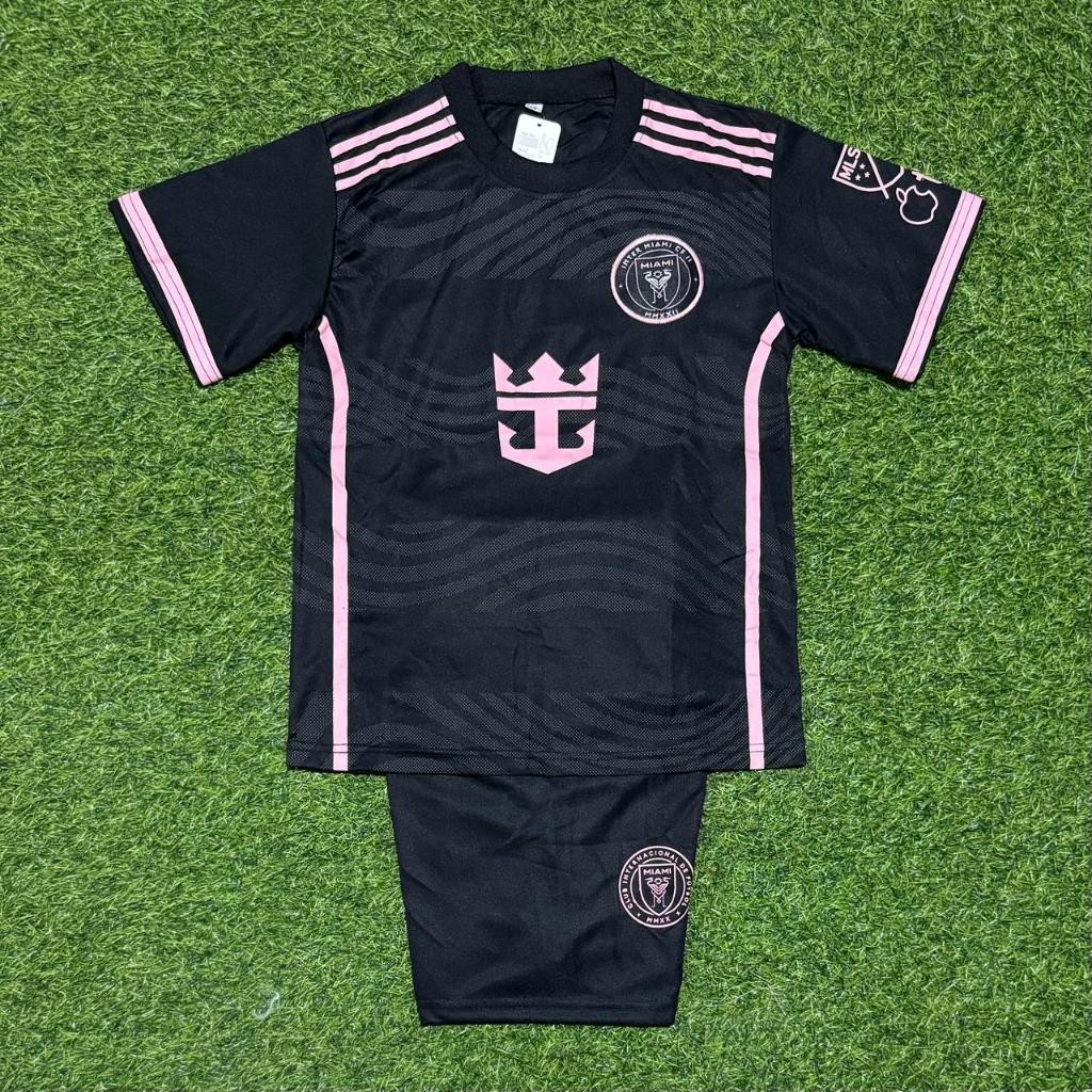 SETELAN BAJU BOLA MESSI TERBARU / JERSEY INTER MIAMI TERMURAH / SET KAOS UNISEKS