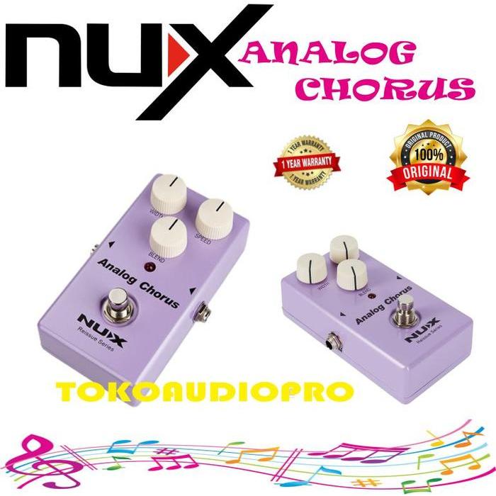 NUX Analog Chorus Efek Gitar Pedal Chorus