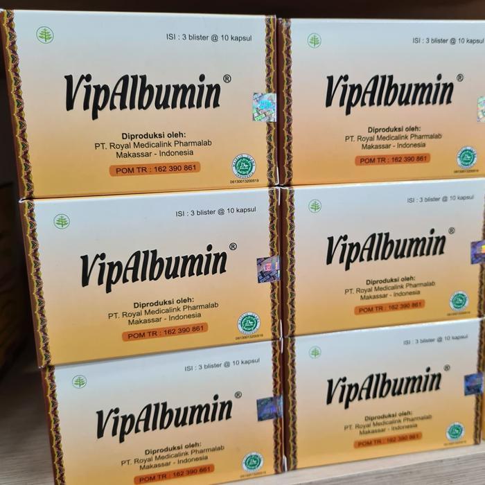 VipAlbumin isi 3 strip @10kapsul